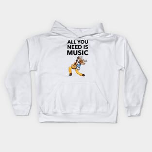 All You Need Is Music Kids Hoodie